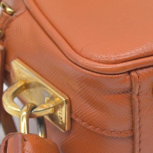 $750 Prada Saffiano Lux Mini Crossbody Bag