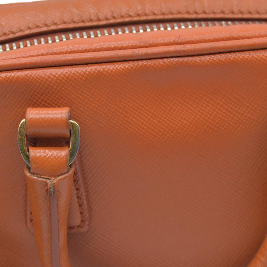 $750 Prada Saffiano Lux Mini Crossbody Bag