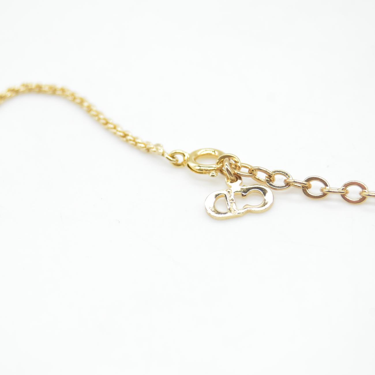 $410 Dior Vintage 'CD' Pendant Necklace