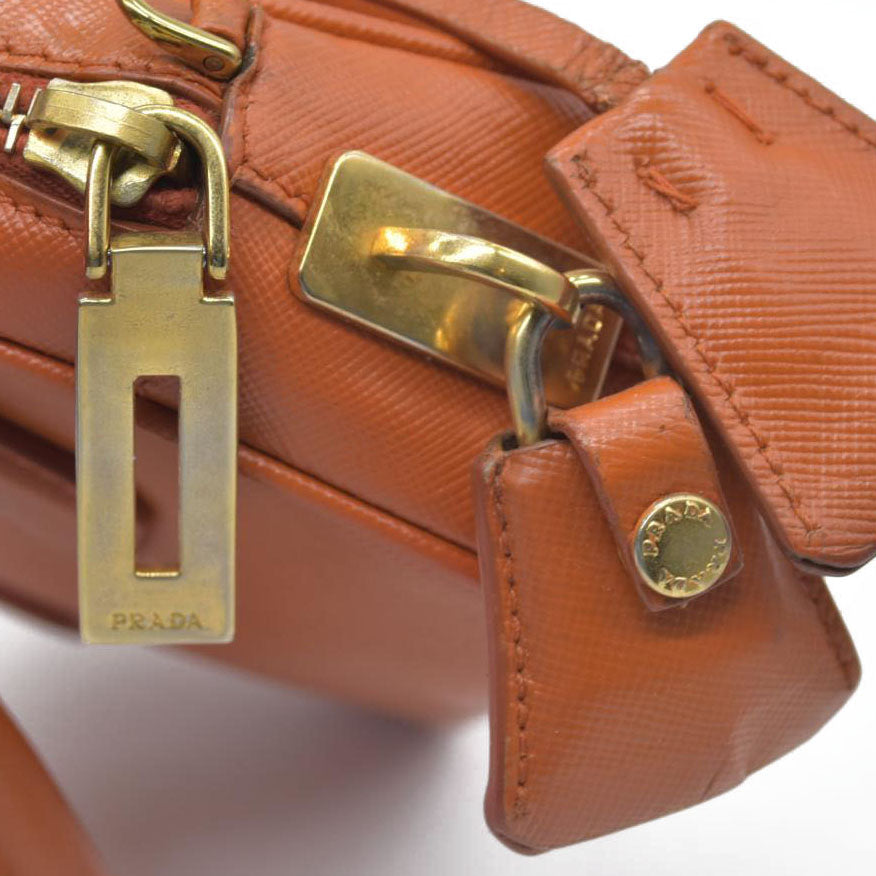 $750 Prada Saffiano Lux Mini Crossbody Bag