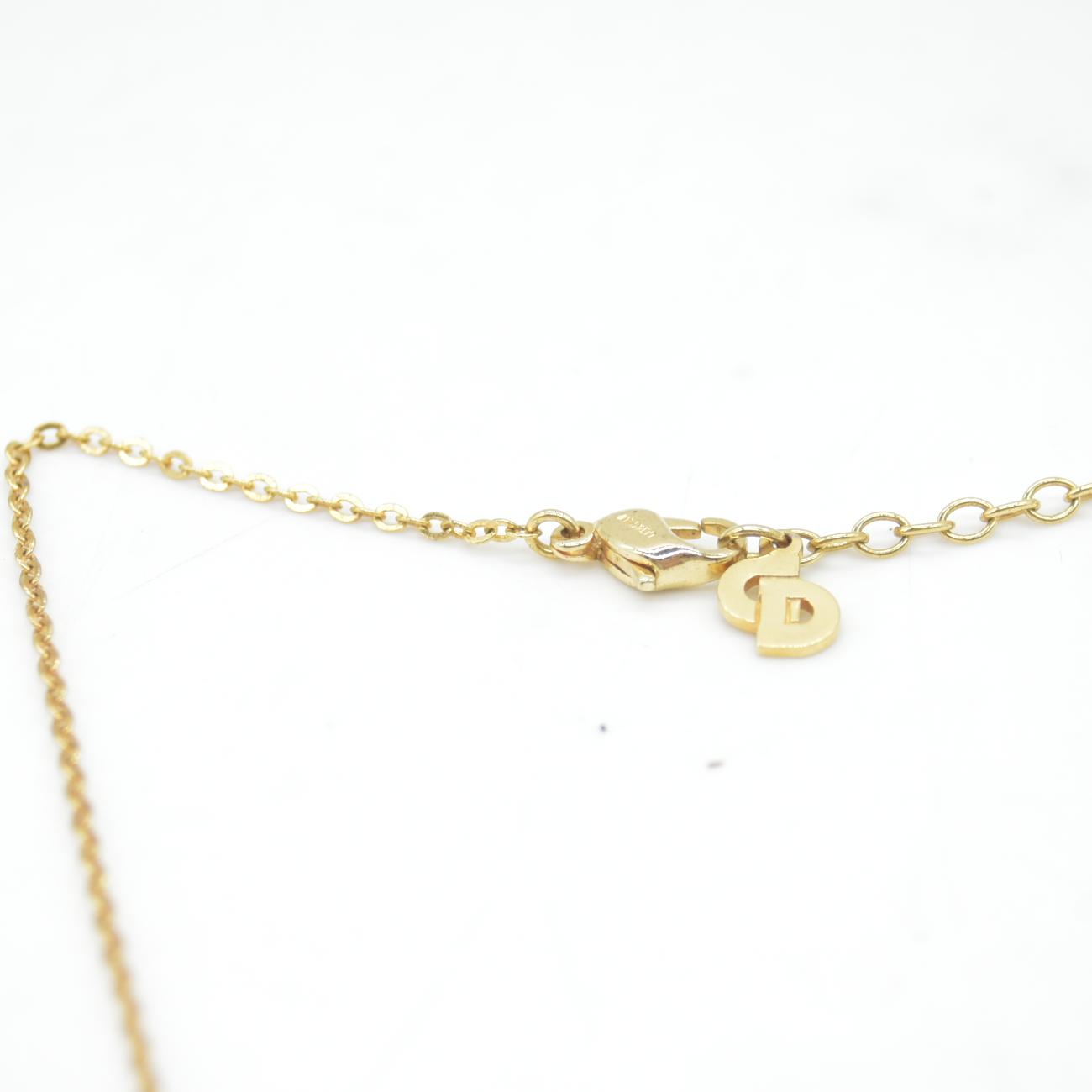$440 Dior 20th century heart crystal pendant necklace