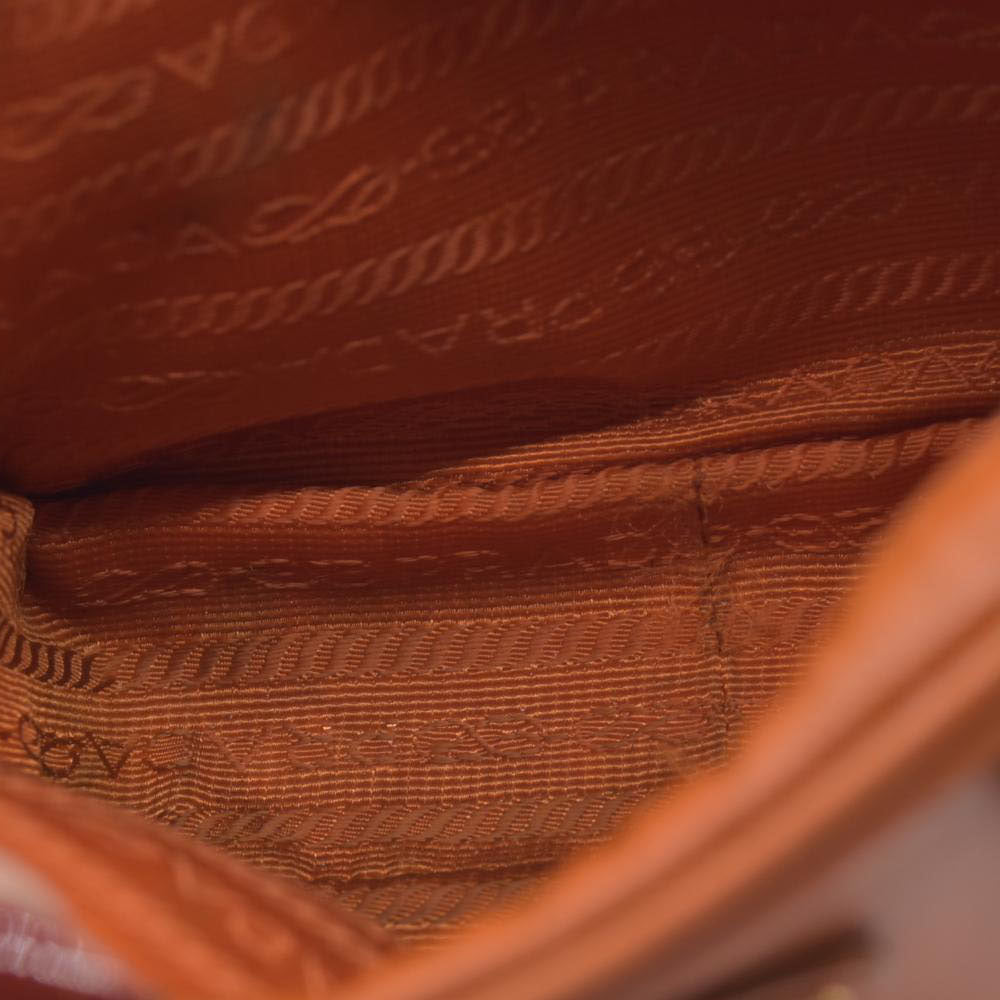 $750 Prada Saffiano Lux Mini Crossbody Bag