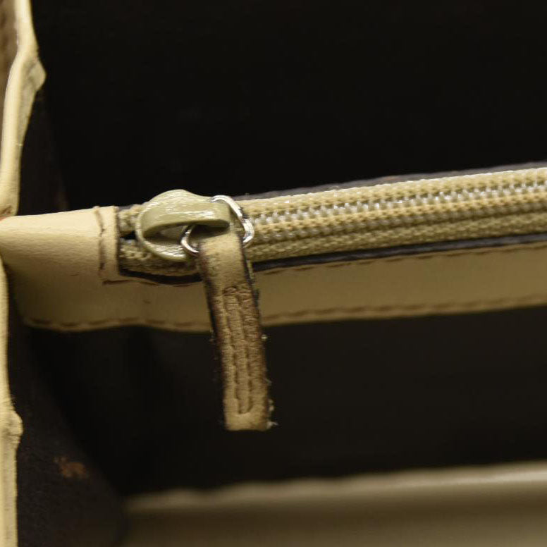 Gucci  Guccissima Large Twins Zip Around Off White