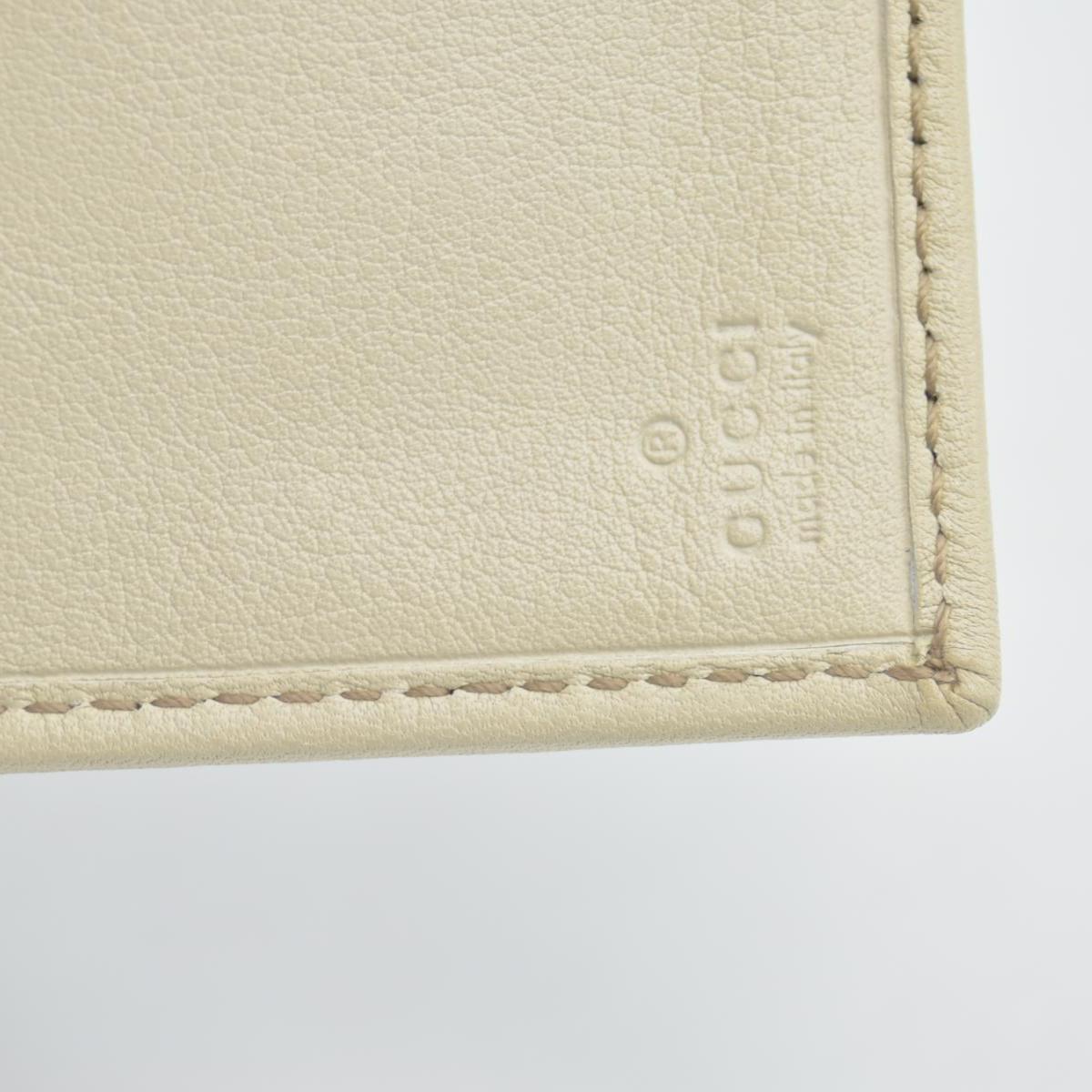 $490 Gucci CONSIGNMENT Beige/Brown GG Canvas and Leather Interlocking G French Wallet