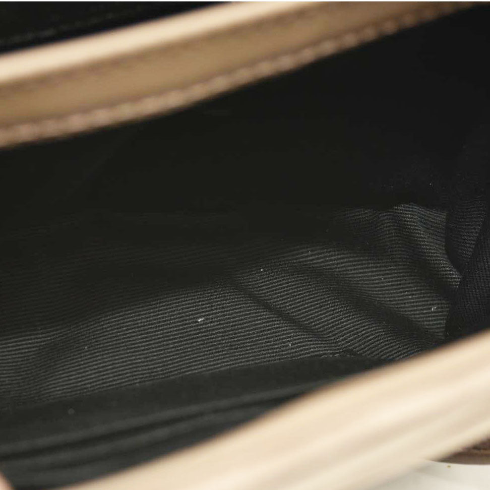 SAINT LAURENT  Suede Toy Loulou Shoulder Bag Taupe