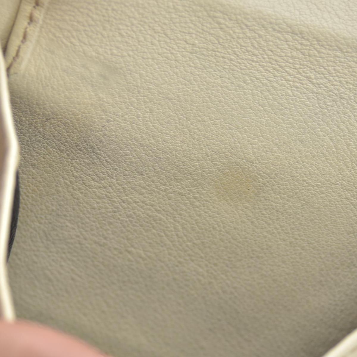 $490 Gucci CONSIGNMENT Beige/Brown GG Canvas and Leather Interlocking G French Wallet