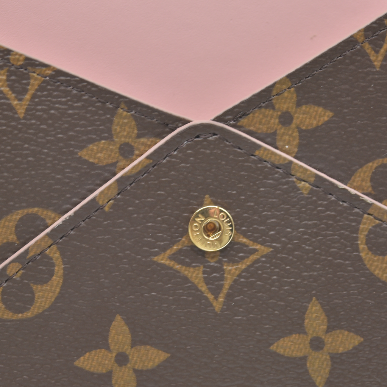 2018 LOUIS VUITTON Monogram Large Kirigami Pochette Insert Rose Ballerine SP1178