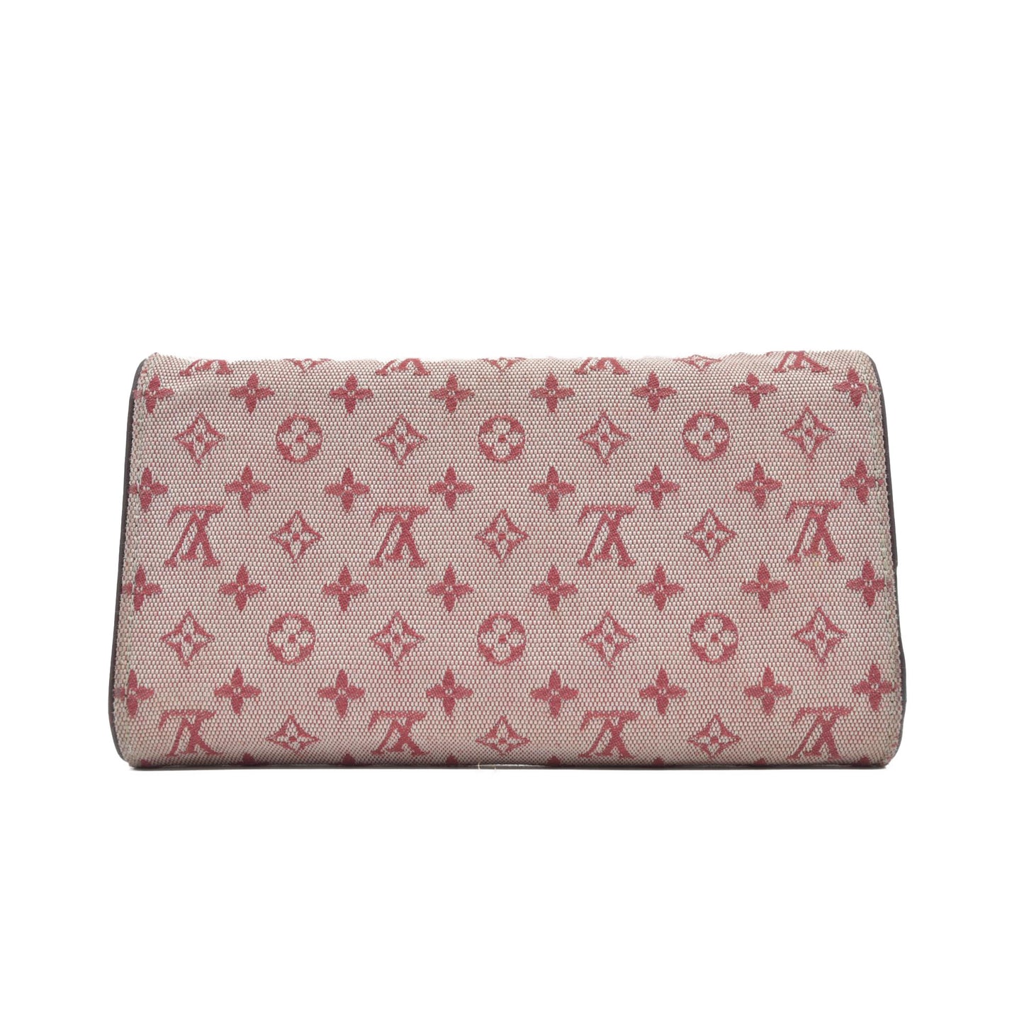 $770 LOUIS VUITTON 2002 Mini Monogram Porte Tresor International Wallet Cherry CA0072 CONSIGNMENT