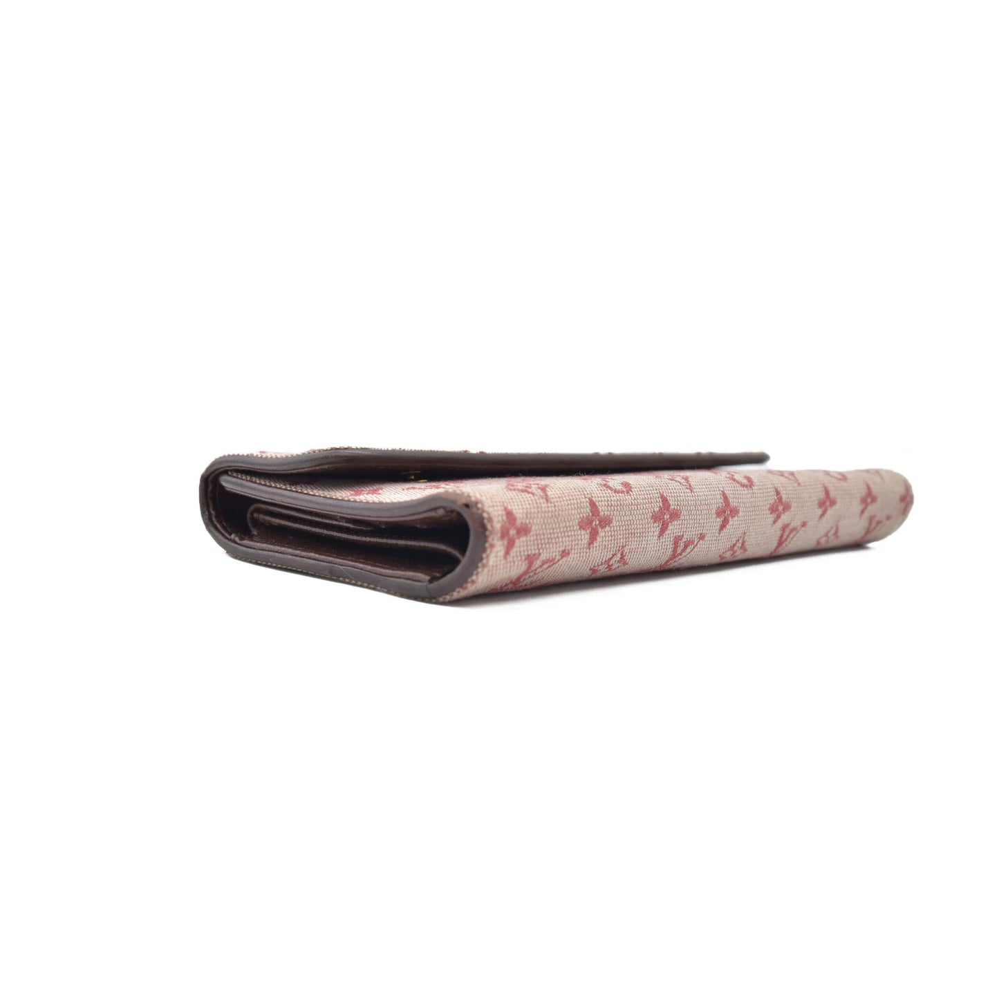$770 LOUIS VUITTON 2002 Mini Monogram Porte Tresor International Wallet Cherry CA0072 CONSIGNMENT
