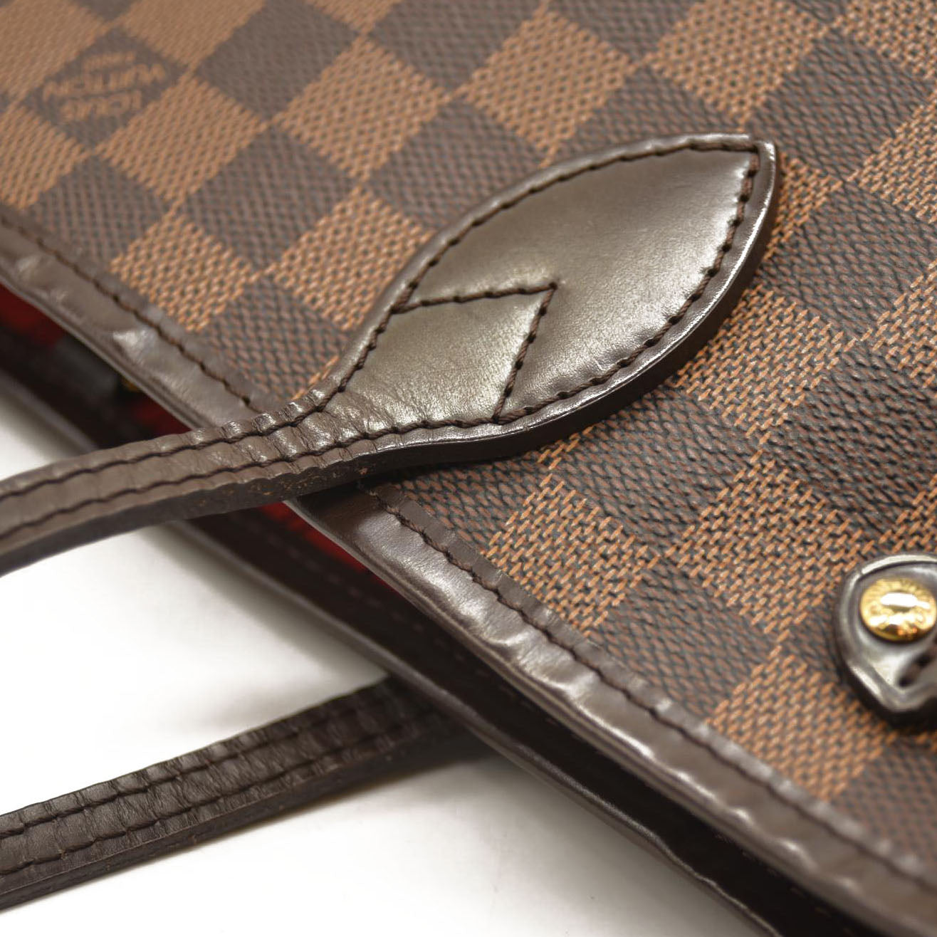 LOUIS VUITTON Damier Ebene Neverfull PM  MB1048