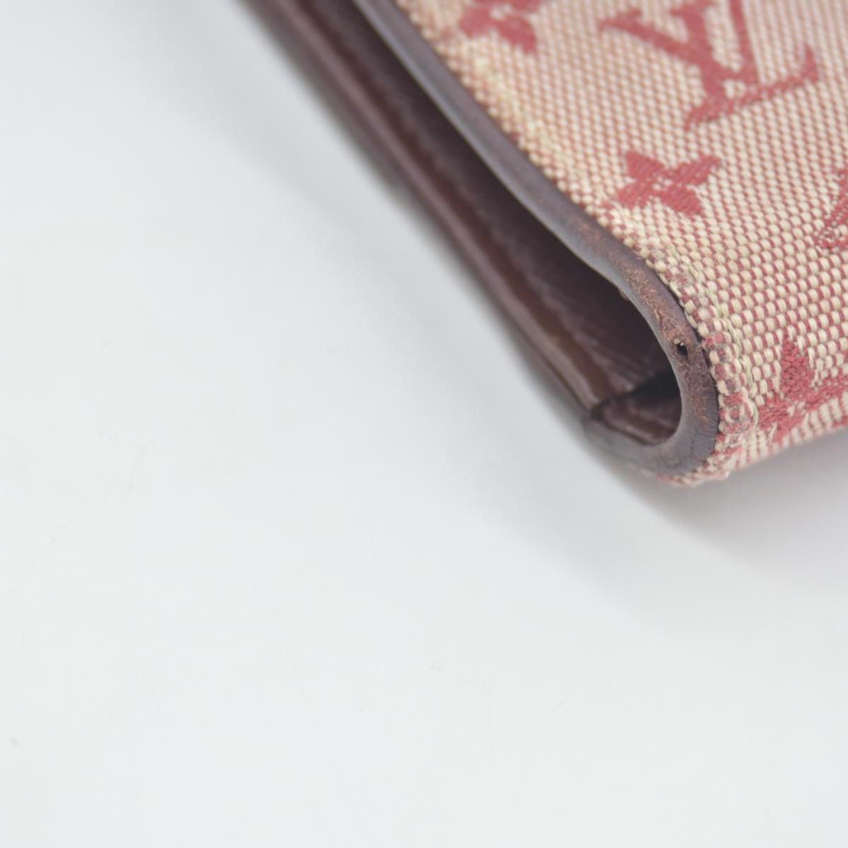 $770 LOUIS VUITTON 2002 Mini Monogram Porte Tresor International Wallet Cherry CA0072 CONSIGNMENT