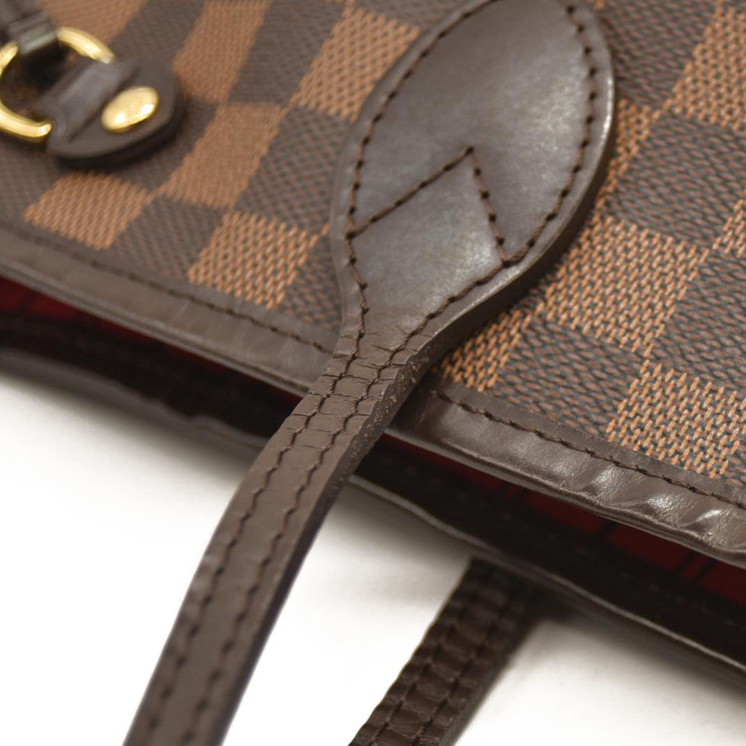 LOUIS VUITTON Damier Ebene Neverfull PM  MB1048