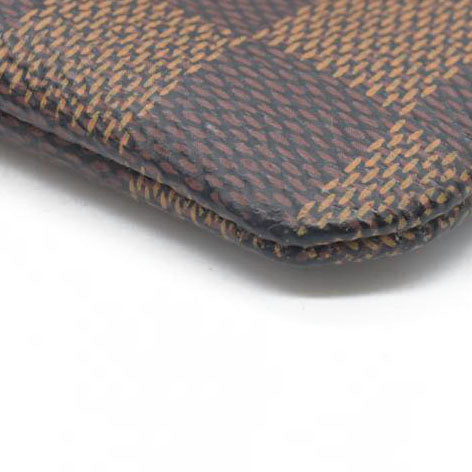 AUCTION Louis Vuitton Damier Pochette Cles Wallet Coin Purse Brown