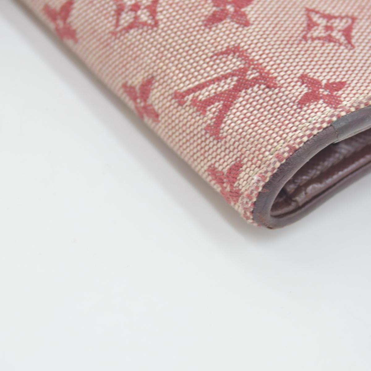 $770 LOUIS VUITTON 2002 Mini Monogram Porte Tresor International Wallet Cherry CA0072 CONSIGNMENT