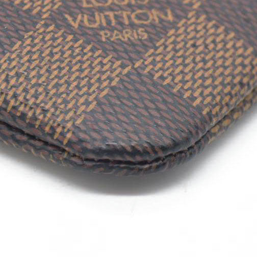 AUCTION Louis Vuitton Damier Pochette Cles Wallet Coin Purse Brown