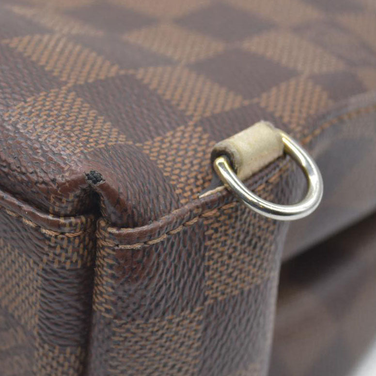 $2240 Louis Vuitton Damier Ebene Clapton SR0189 2019
