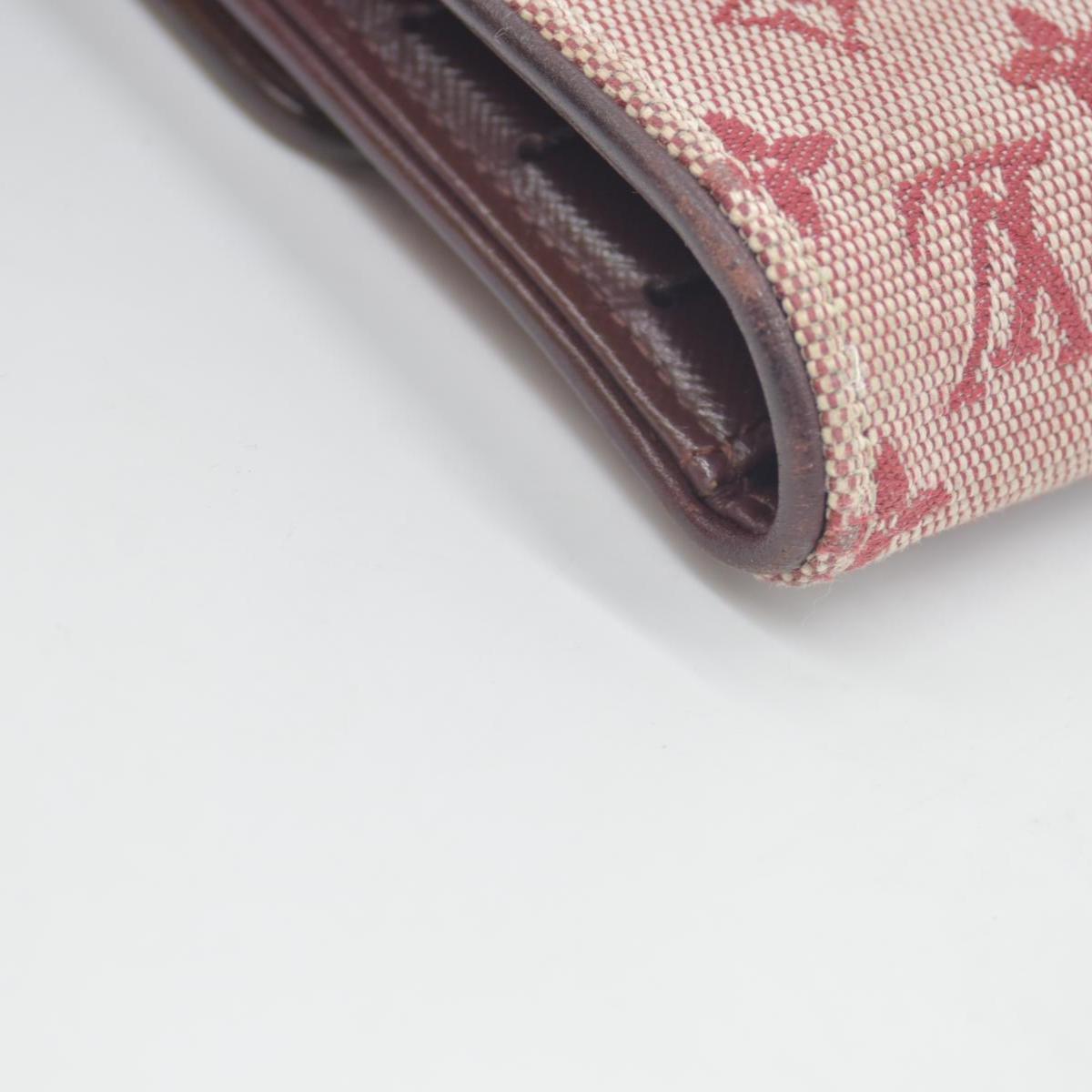 $770 LOUIS VUITTON 2002 Mini Monogram Porte Tresor International Wallet Cherry CA0072 CONSIGNMENT