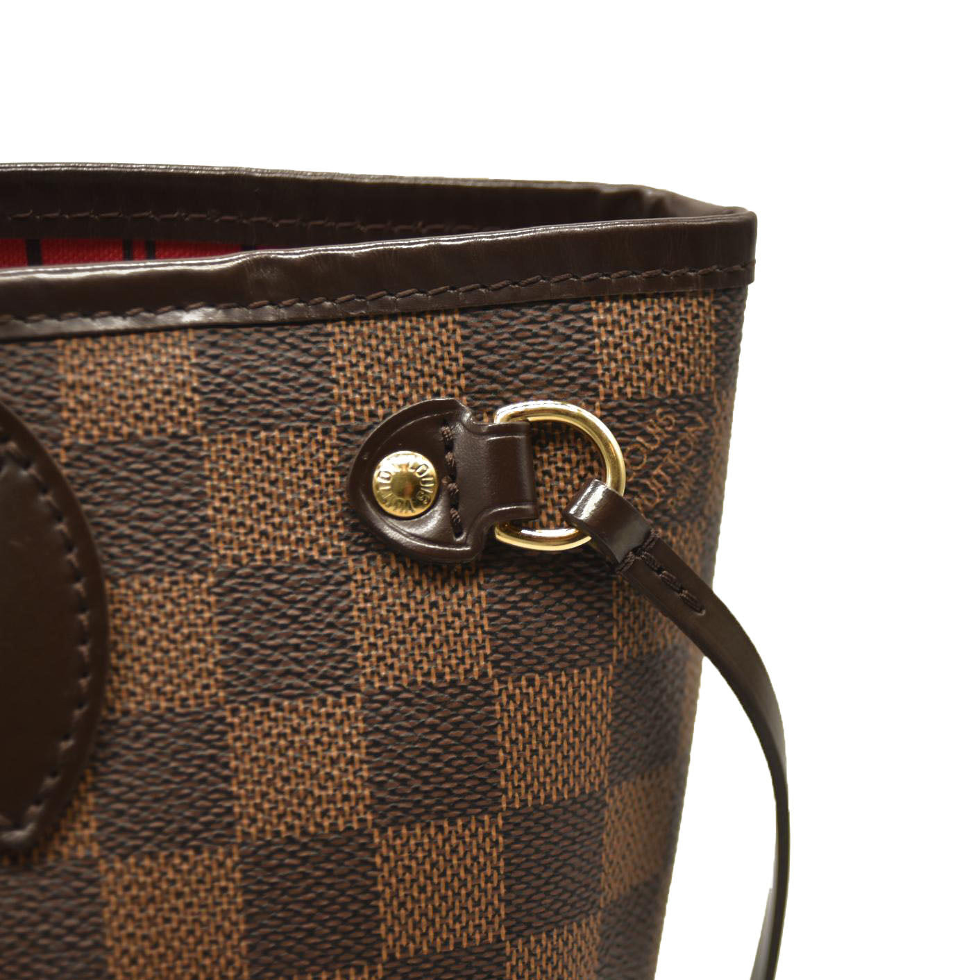 LOUIS VUITTON Damier Ebene Neverfull PM  MB1048