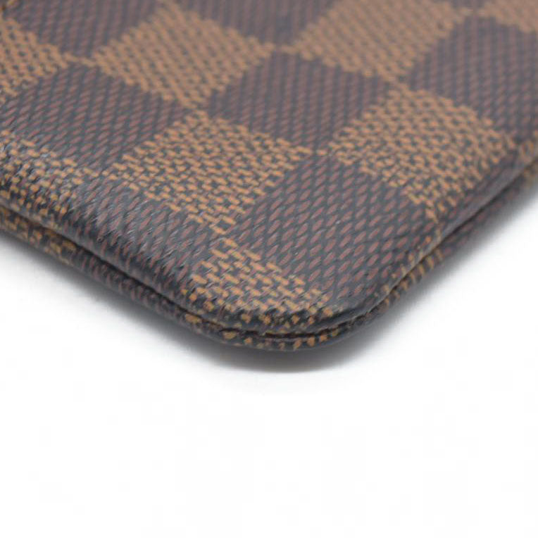 AUCTION Louis Vuitton Damier Pochette Cles Wallet Coin Purse Brown