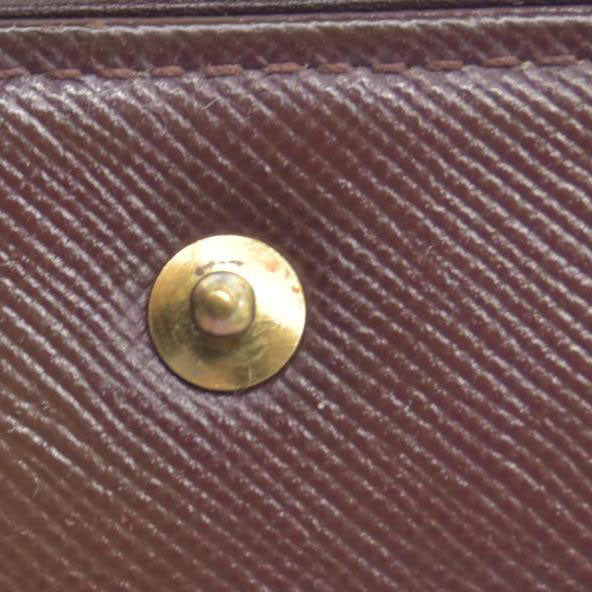 $770 LOUIS VUITTON 2002 Mini Monogram Porte Tresor International Wallet Cherry CA0072 CONSIGNMENT