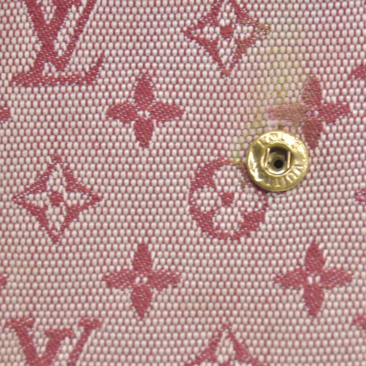 $770 LOUIS VUITTON 2002 Mini Monogram Porte Tresor International Wallet Cherry CA0072 CONSIGNMENT