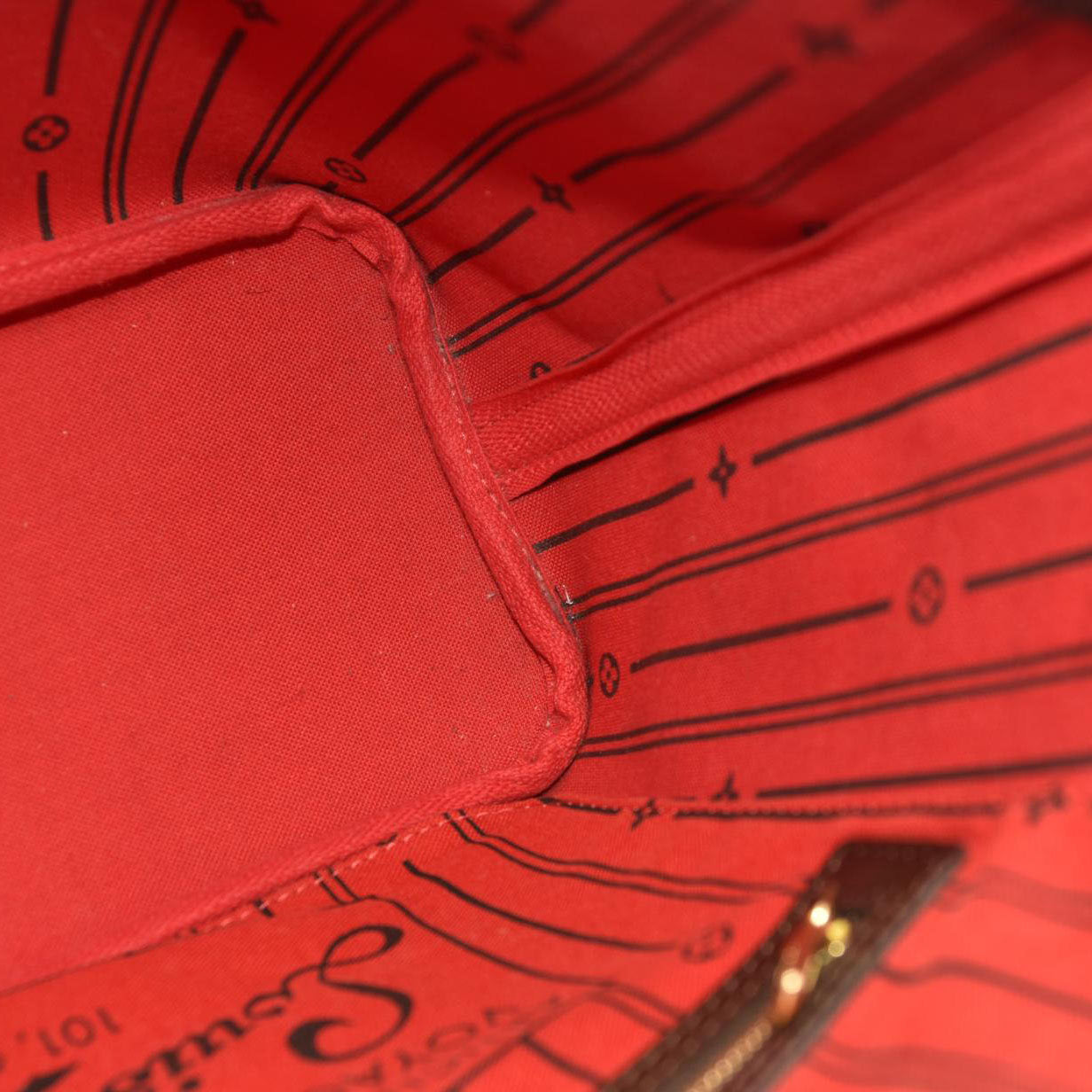 LOUIS VUITTON Damier Ebene Neverfull PM  MB1048