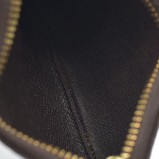 AUCTION Louis Vuitton Damier Pochette Cles Wallet Coin Purse Brown