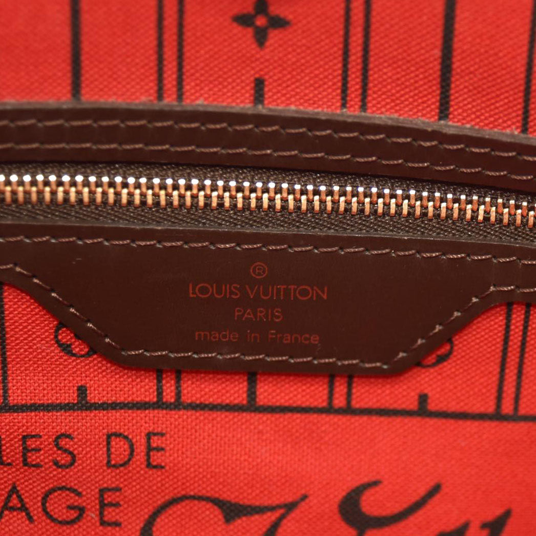 LOUIS VUITTON Damier Ebene Neverfull PM  MB1048