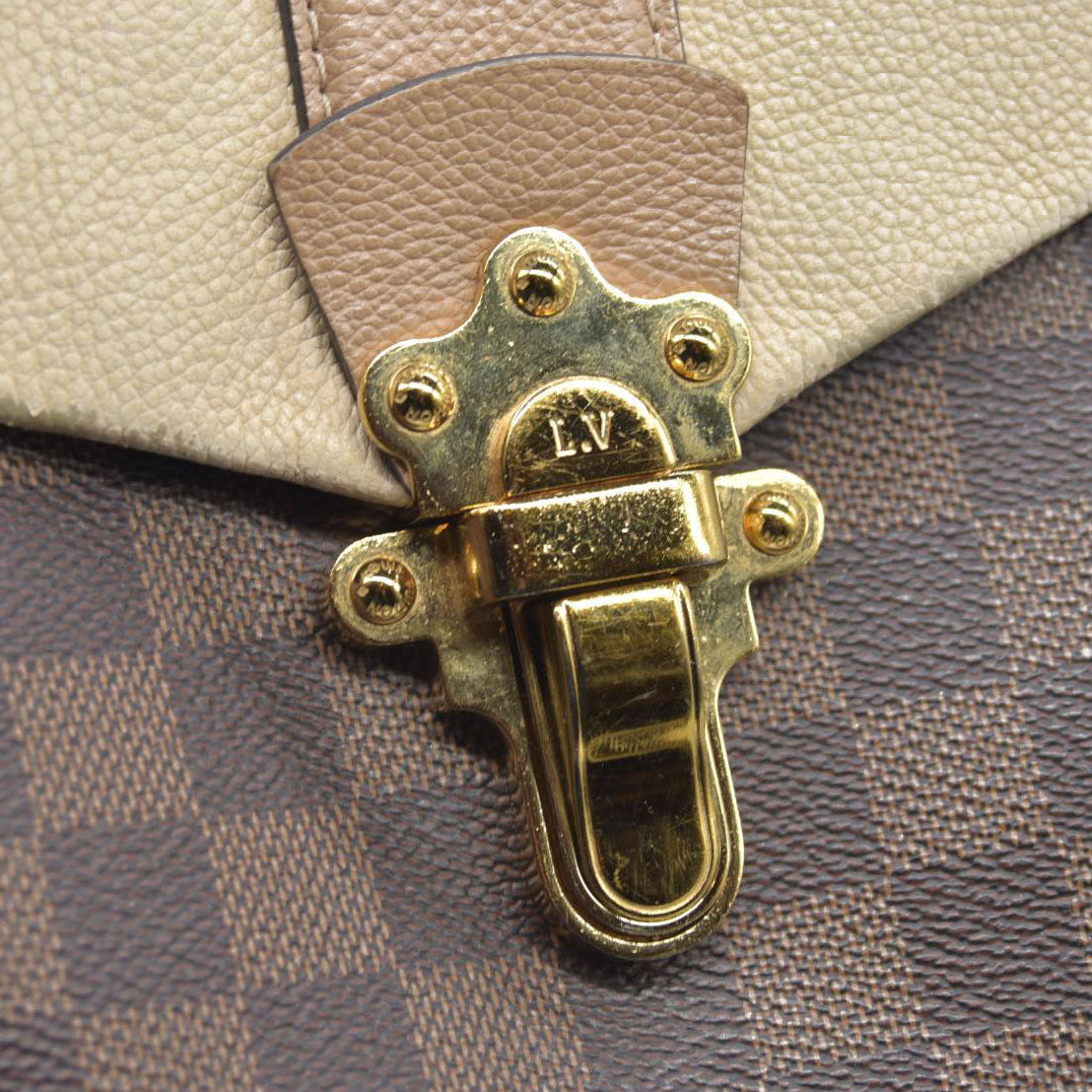 $2240 Louis Vuitton Damier Ebene Clapton SR0189 2019