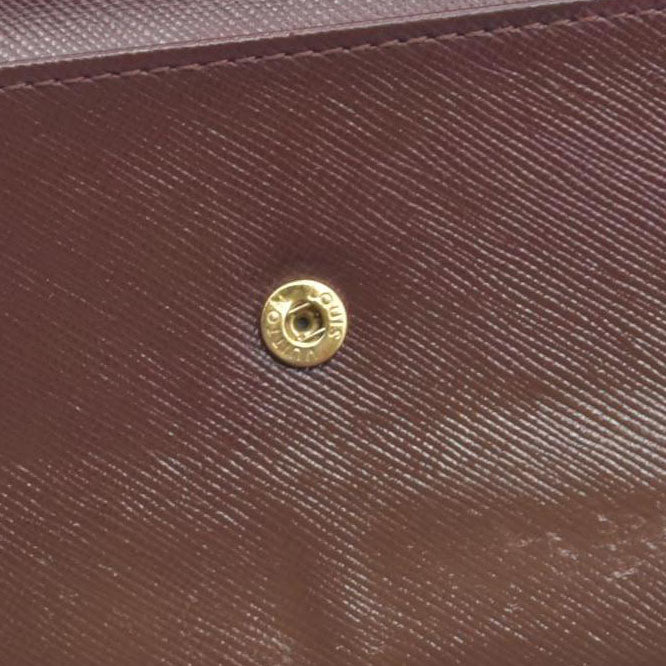 $770 LOUIS VUITTON 2002 Mini Monogram Porte Tresor International Wallet Cherry CA0072 CONSIGNMENT