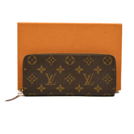 Louis Vuitton  Monogram Clemence Wallet Rose Ballerine  SD2197