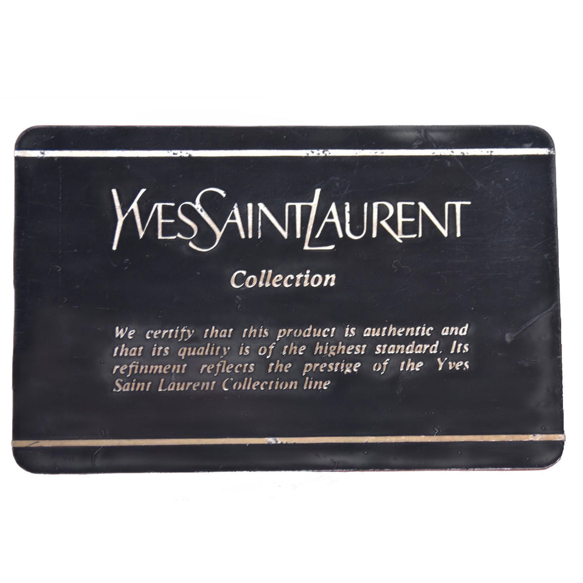 $980 YVES SAINT LAURENT Calfskin Cutout Y Monogram Flap Shoulder Bag Terracotta CONSIGNMENT 10021247