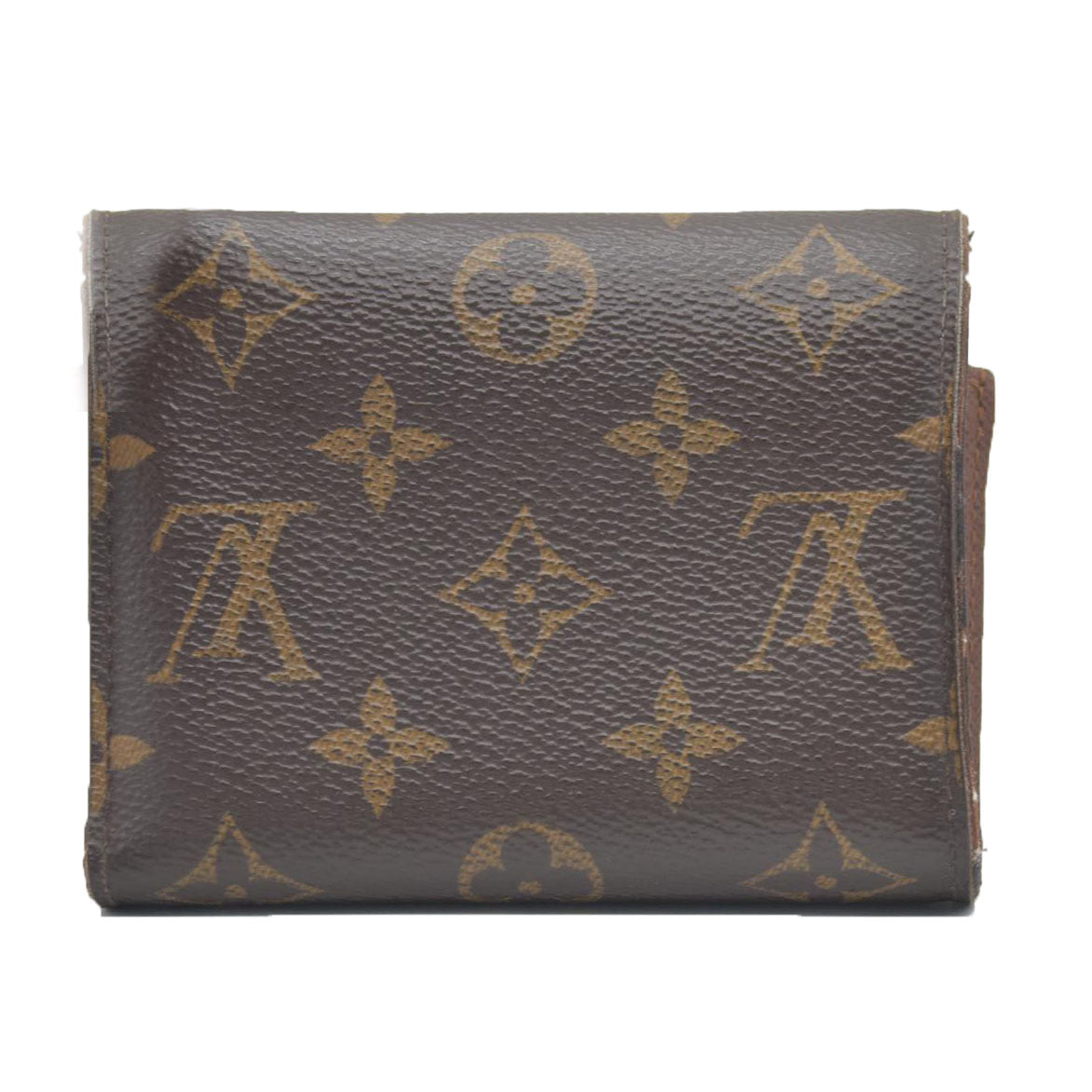 Louis Vuitton Monogram Portefeuille Victorine Trifold Wallet Brown