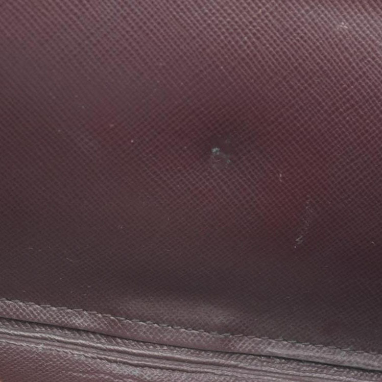 $770 LOUIS VUITTON 2002 Mini Monogram Porte Tresor International Wallet Cherry CA0072 CONSIGNMENT