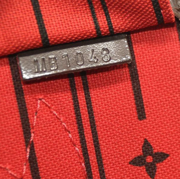 LOUIS VUITTON Damier Ebene Neverfull PM  MB1048