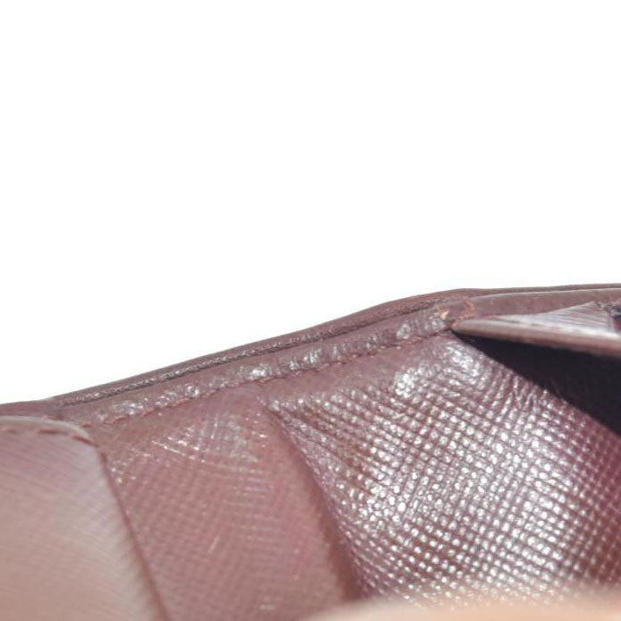 $770 LOUIS VUITTON 2002 Mini Monogram Porte Tresor International Wallet Cherry CA0072 CONSIGNMENT