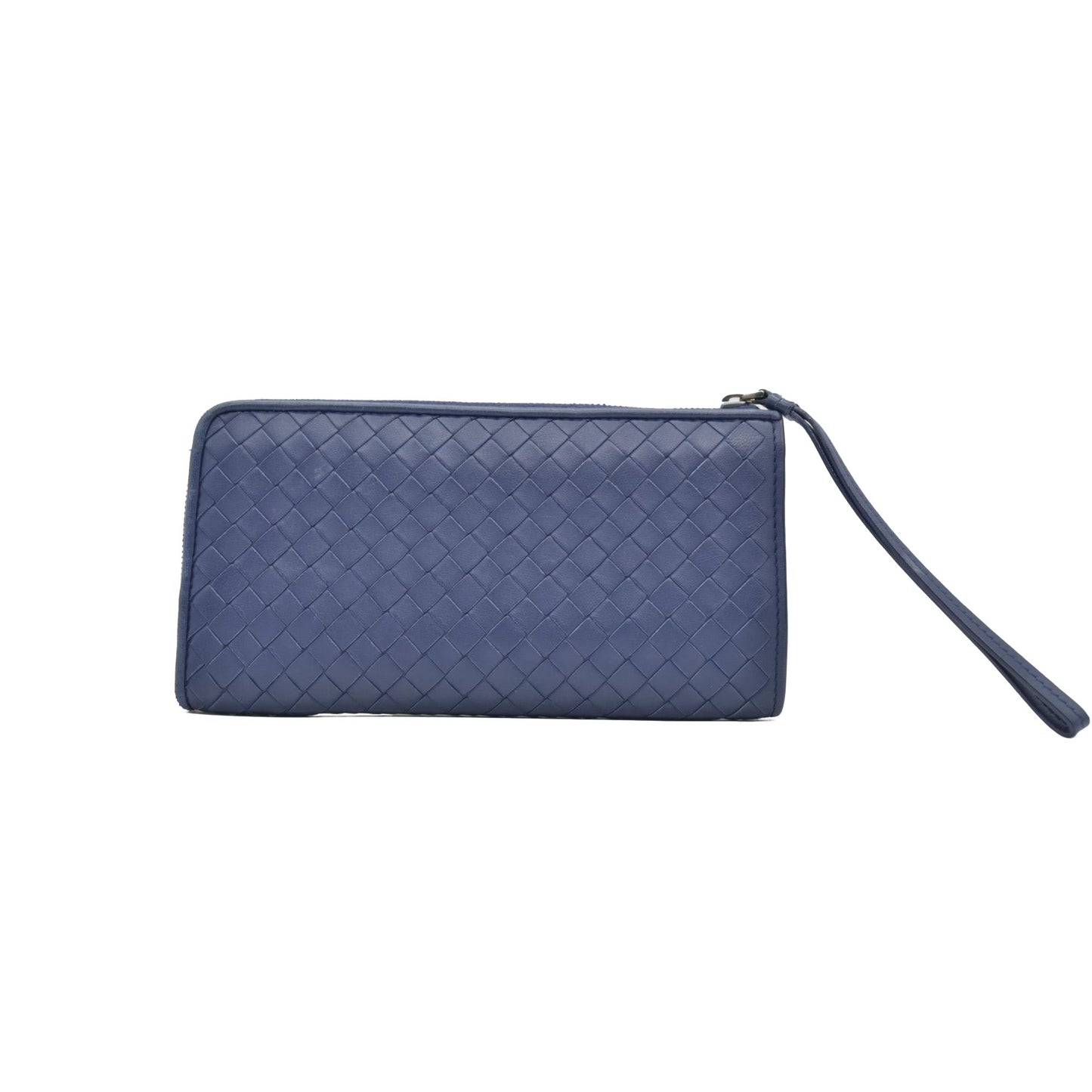 $1050 Bottega Veneta L Shaped Wristlet Intrecciato Long Wallet CONSIGNMENT