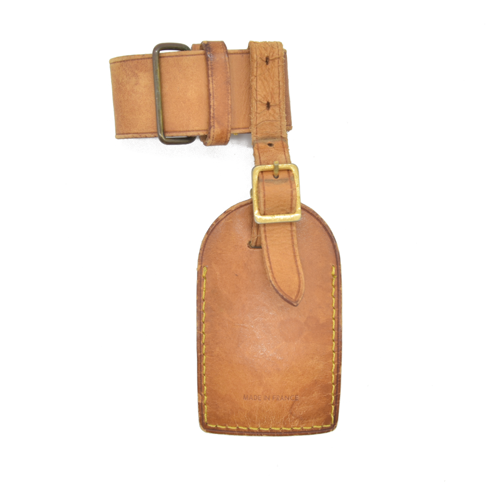 Louis Vuitton Vachetta Luggage Tag and Handle Strap Set LARGE 2