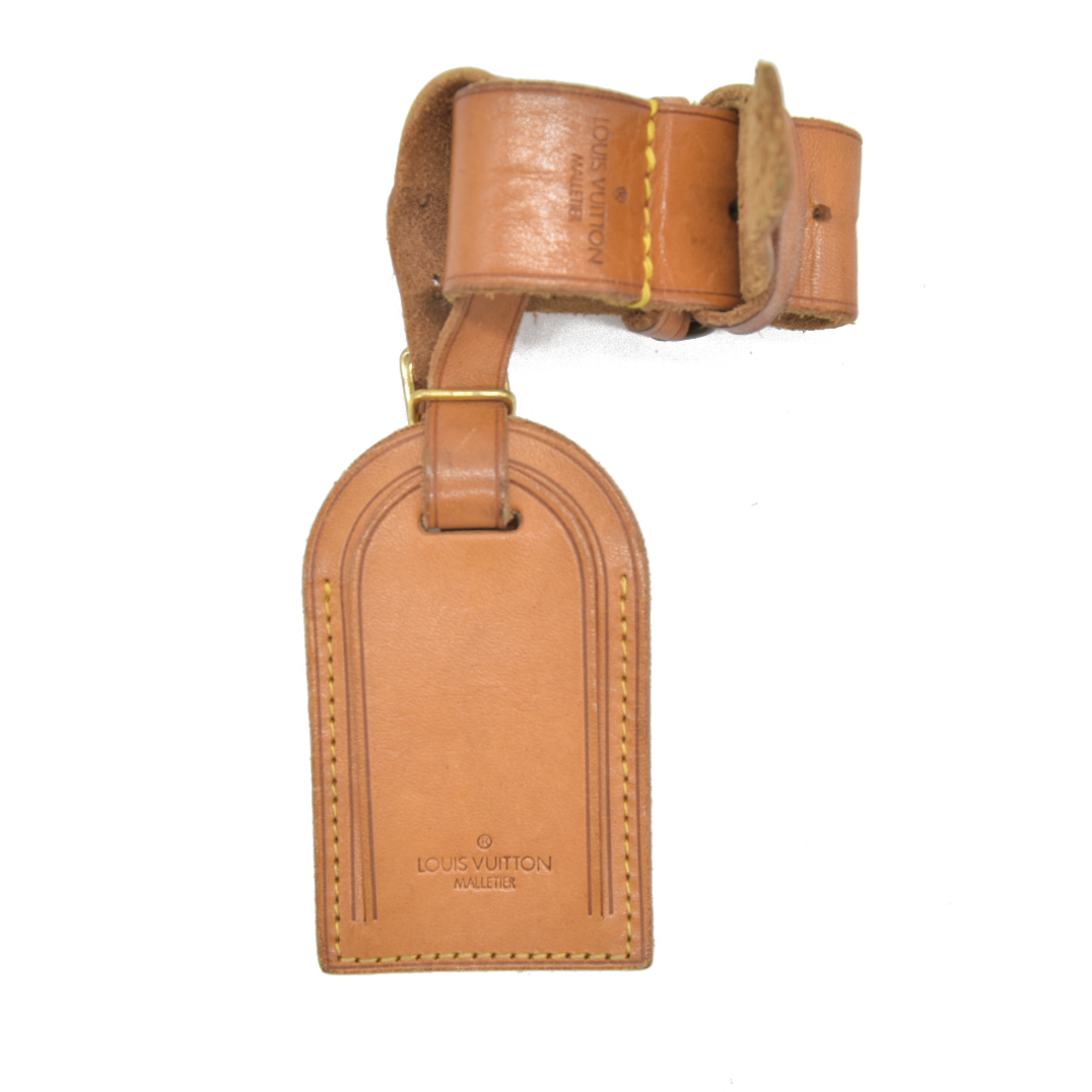 Louis Vuitton Vachetta Luggage Tag and Handle Strap Set LARGE 3