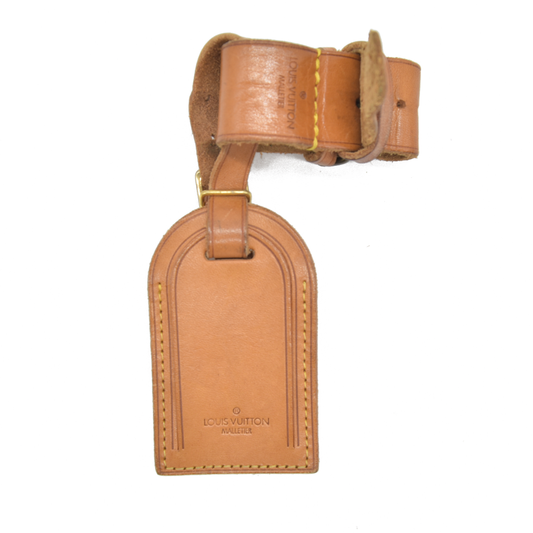 Louis Vuitton Vachetta Luggage Tag and Handle Strap Set LARGE 3