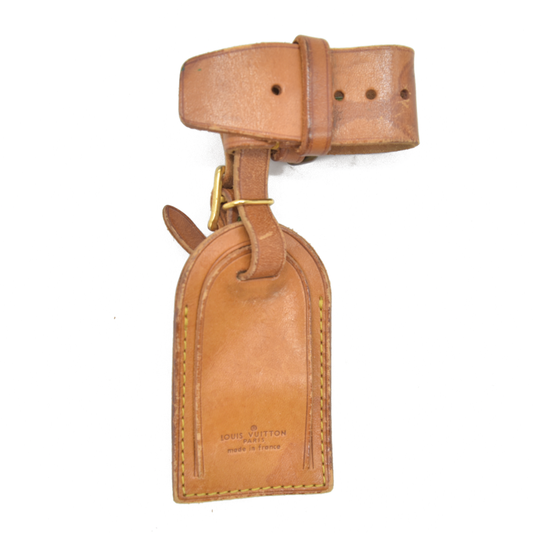 Louis Vuitton Vachetta Luggage Tag and Handle Strap Set LARGE 4