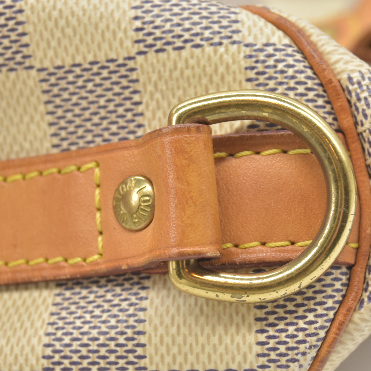 $1980 2017 Louis Vuitton Damier Azur Speedy Bandouliere 30 SP3107