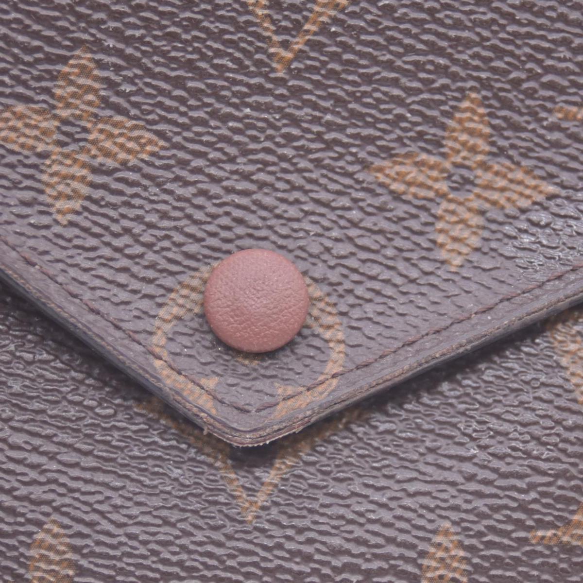 $625 Louis Vuitton Monogram Victorine Wallet Brown CONSIGNMENT