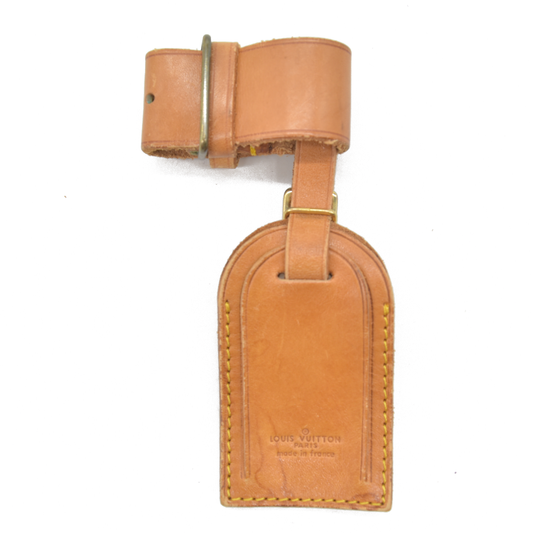 Louis Vuitton Vachetta Luggage Tag and Handle Strap Set LARGE 6