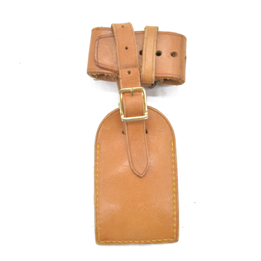 Louis Vuitton Vachetta Luggage Tag and Handle Strap Set LARGE 6