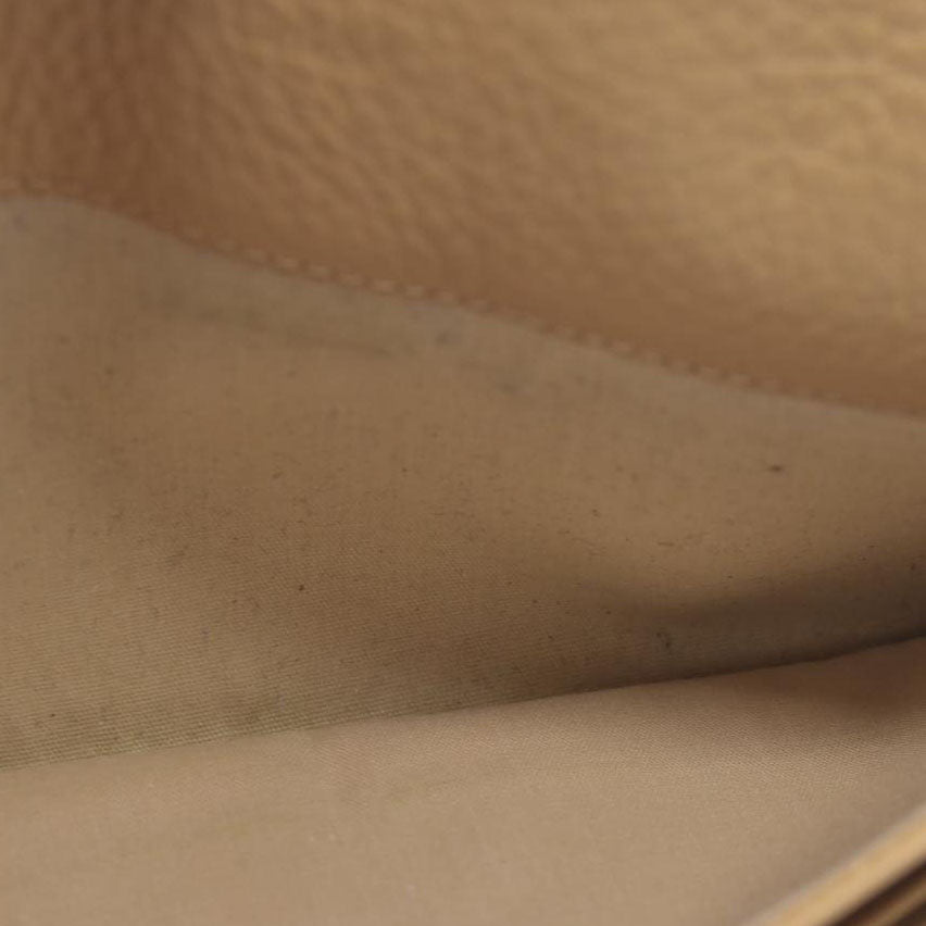 $495 Chloe Alphabet Leather Bifold Long Wallet