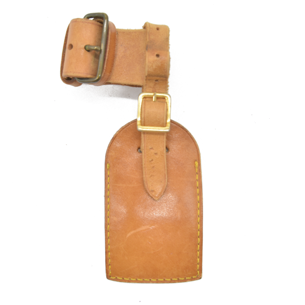 Louis Vuitton Vachetta Luggage Tag and Handle Strap Set LARGE 8