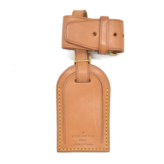 Louis Vuitton Vachetta Luggage Tag and Handle Strap Set LARGE 9