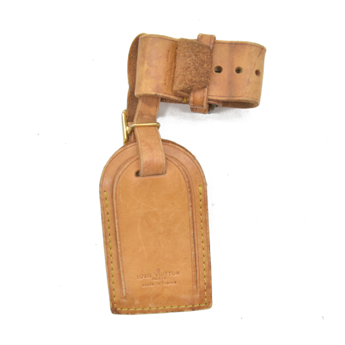 Louis Vuitton Vachetta Luggage Tag and Handle Strap Set LARGE 10