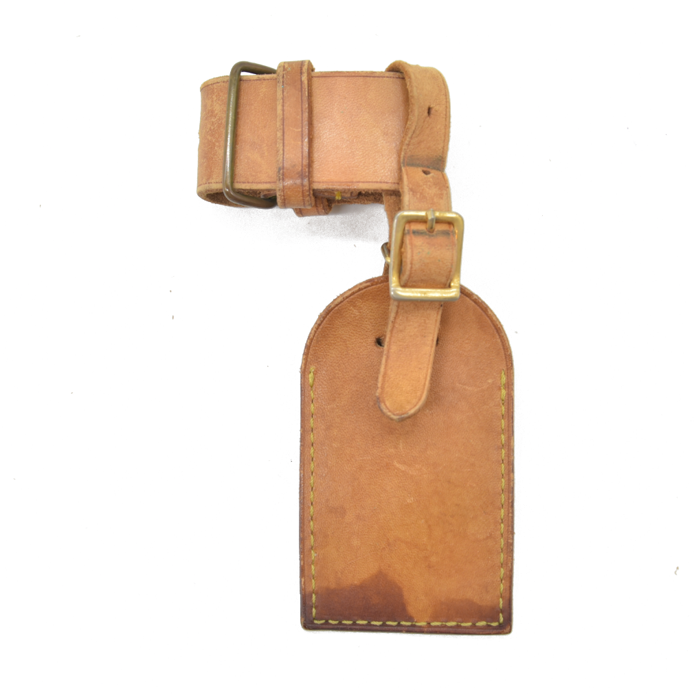 Louis Vuitton Vachetta Luggage Tag and Handle Strap Set LARGE 10